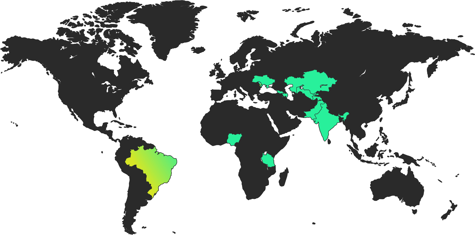 Map Parimatch brand geography